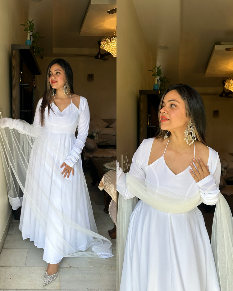 Summer special white suit