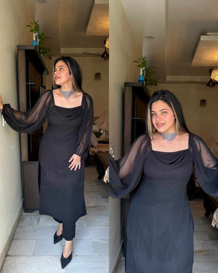 Black cowl set