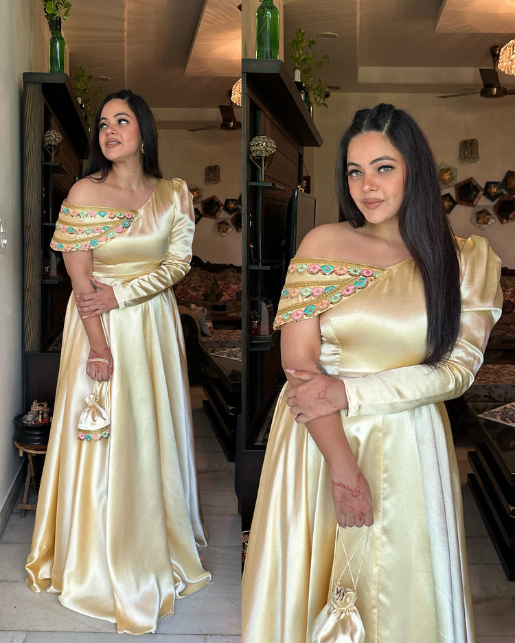 Champaigne gold gown
