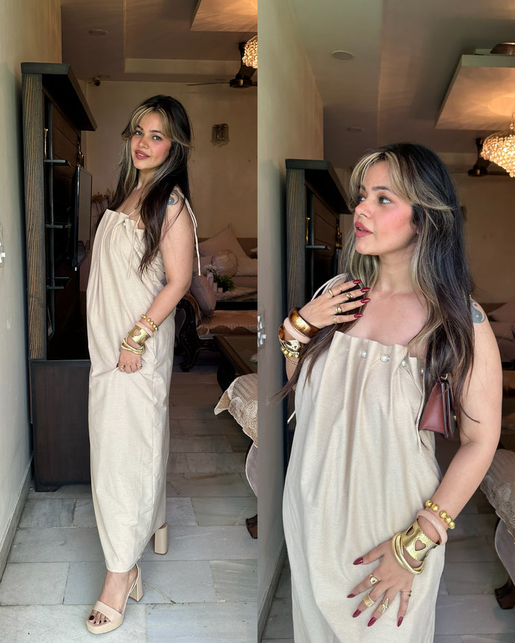 Cotton pearl maxi