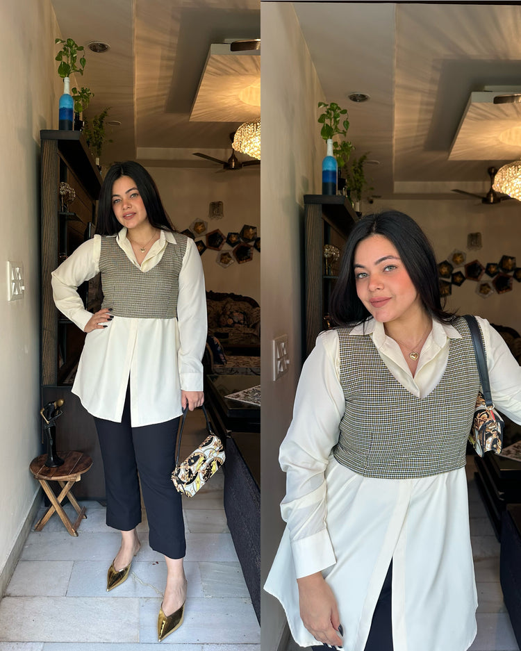 Shirt blouse set