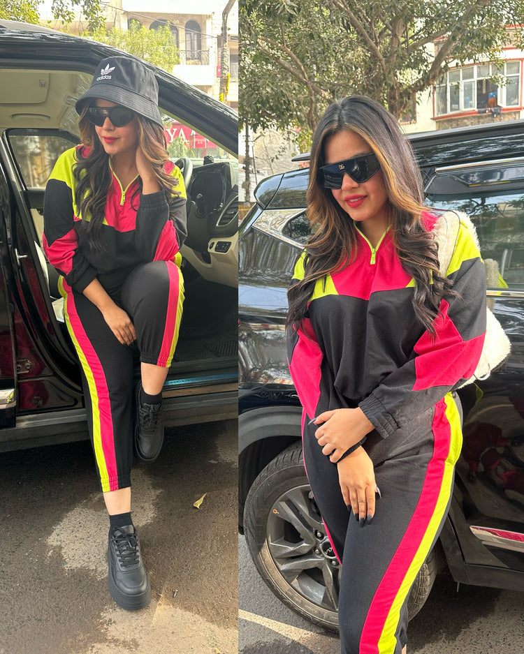 Colorblock tracksuit