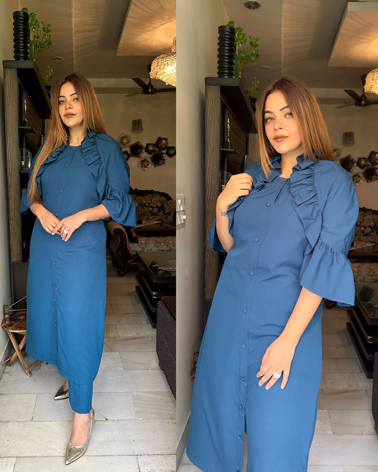 Blue frill set