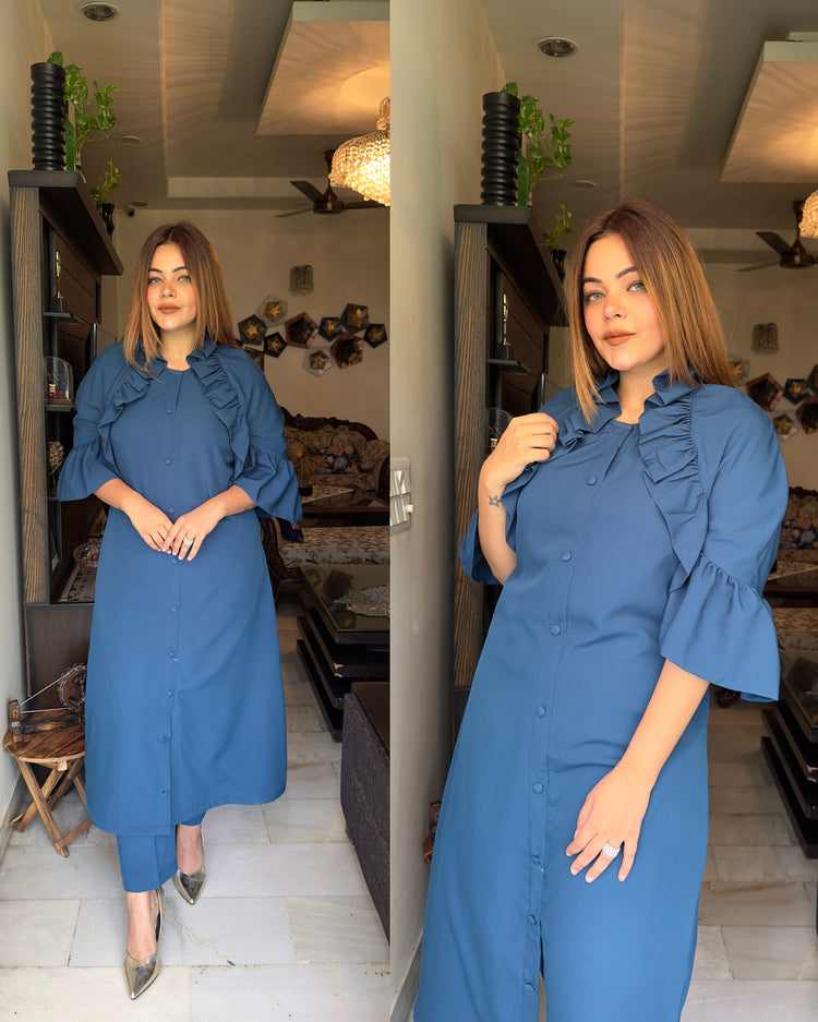 Blue frill set