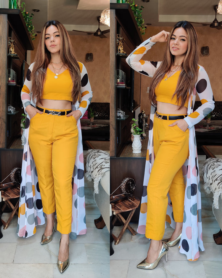 Three peice jacket set