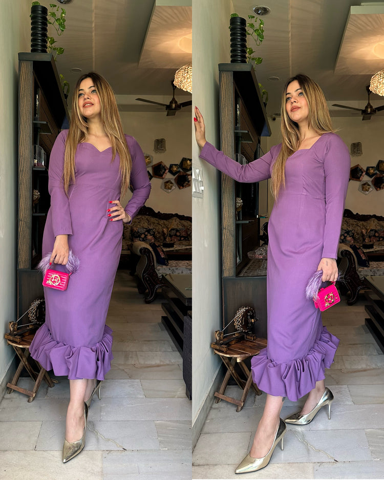 Purple dress