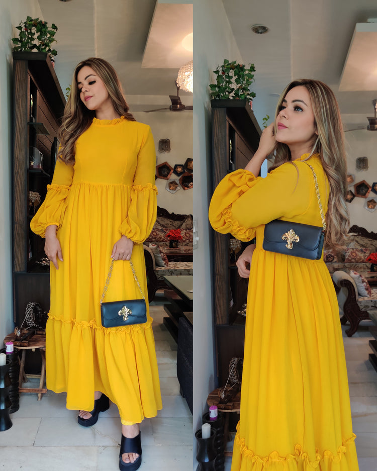 Yellow hello maxi
