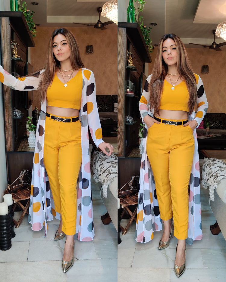 Three peice jacket set