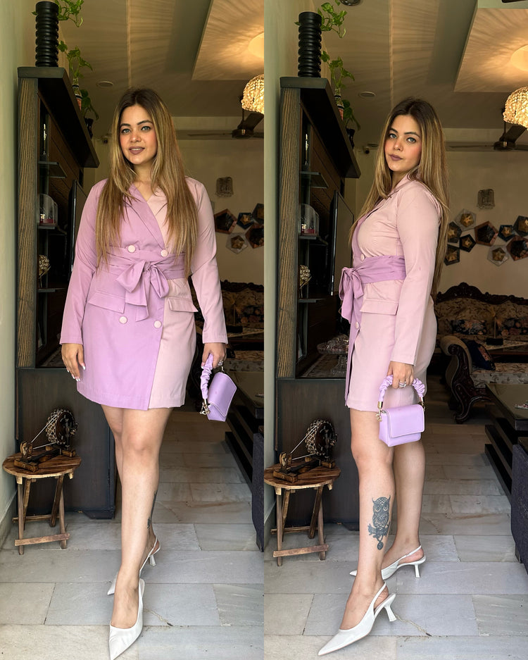Dual blazer dress