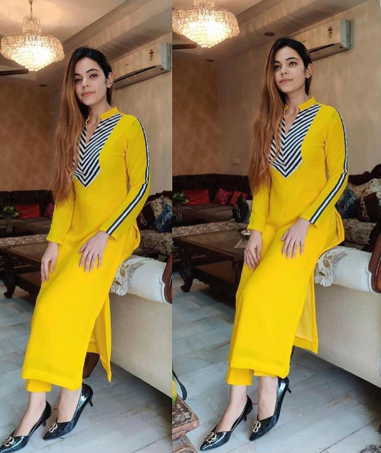 Stripes colorblock set
