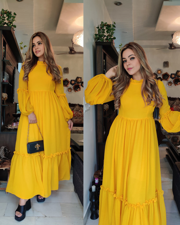 Yellow hello maxi