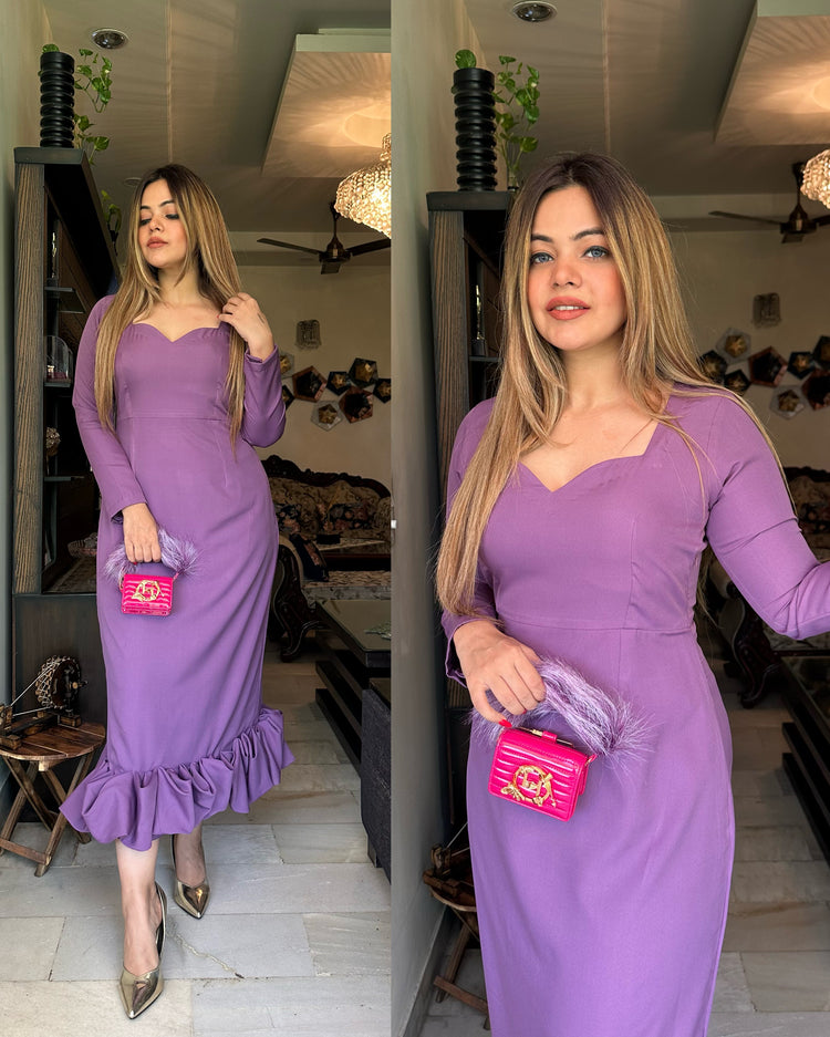 Purple dress