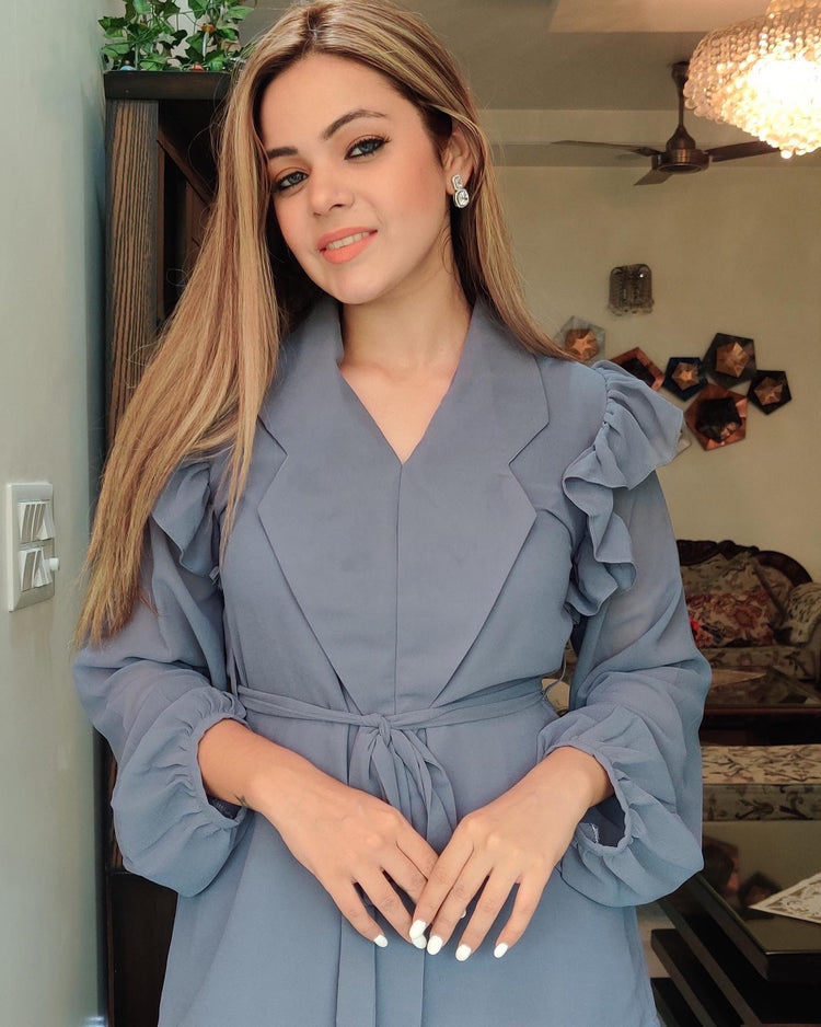 Grey frill set