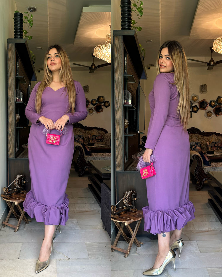 Purple dress