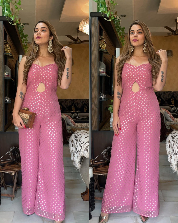 Blush pink jumpsuit