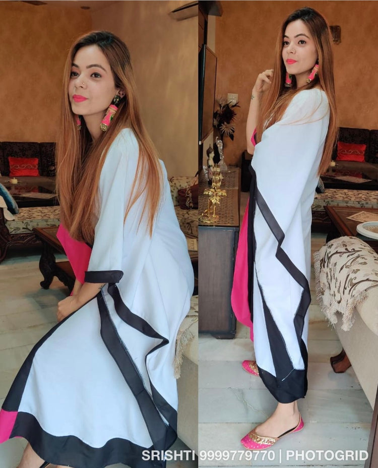 Colorblock kaftan