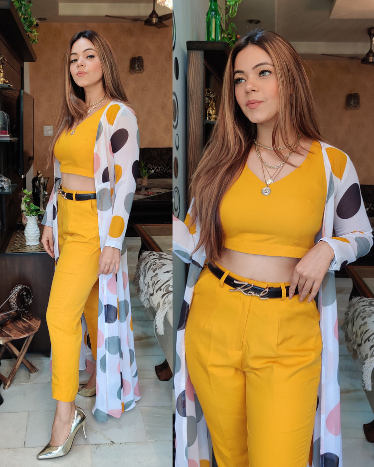 Three peice jacket set