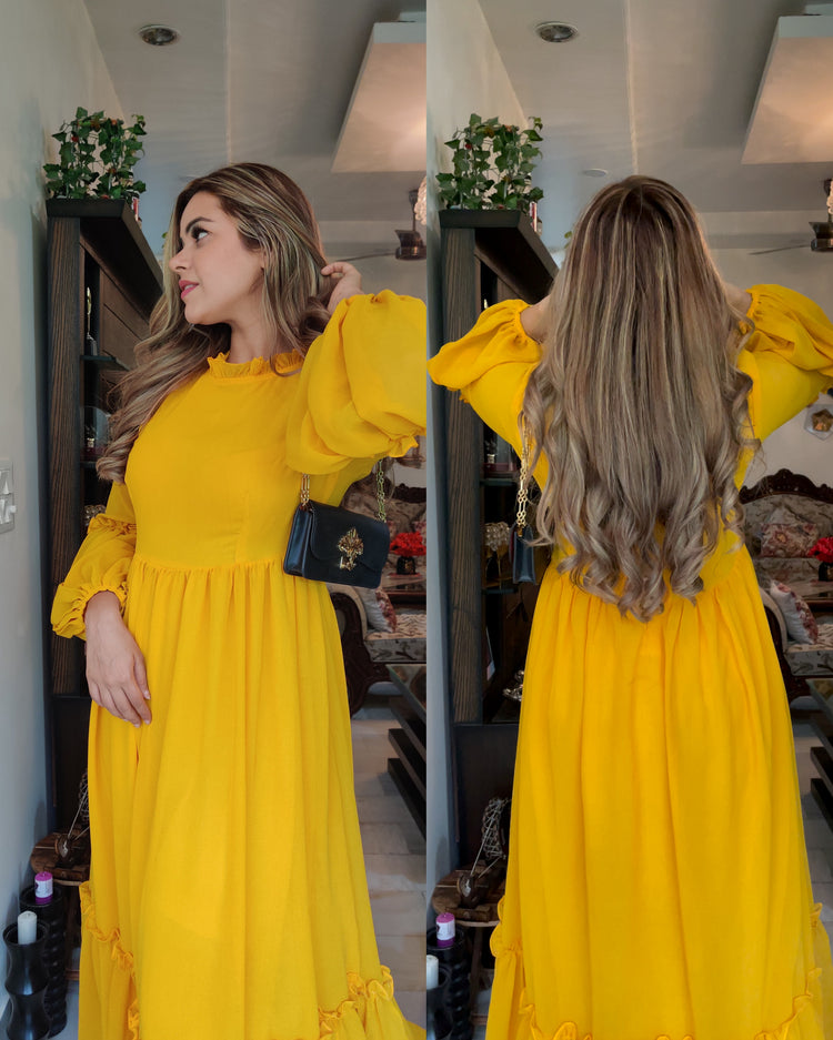 Yellow hello maxi