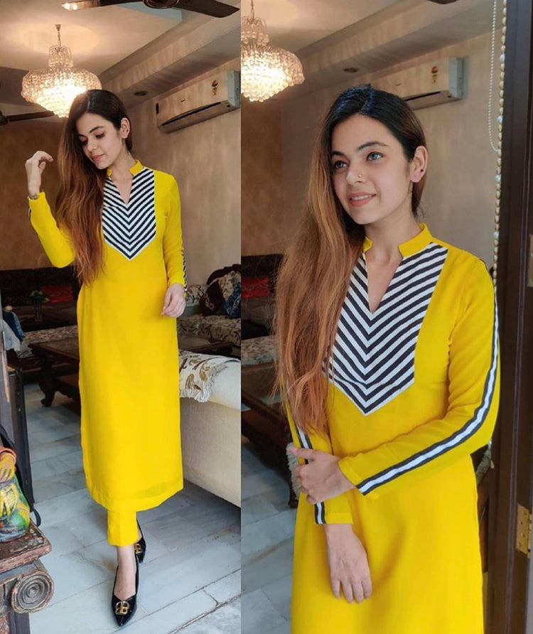 Stripes colorblock set