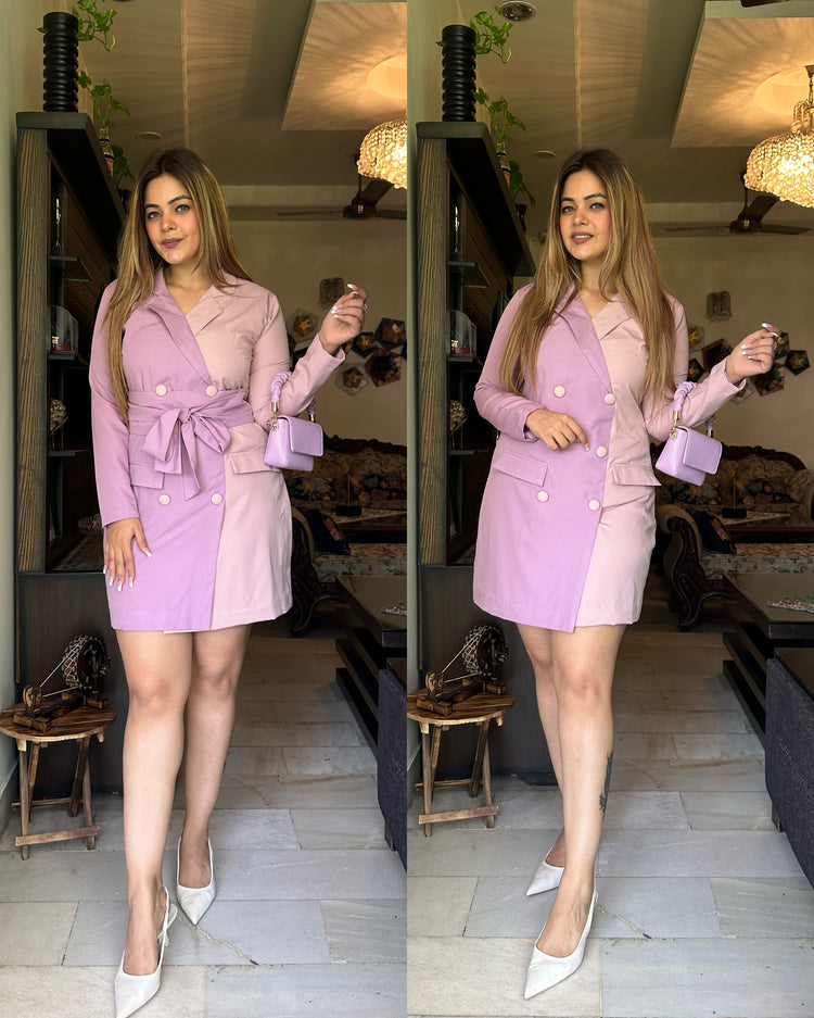 Dual blazer dress