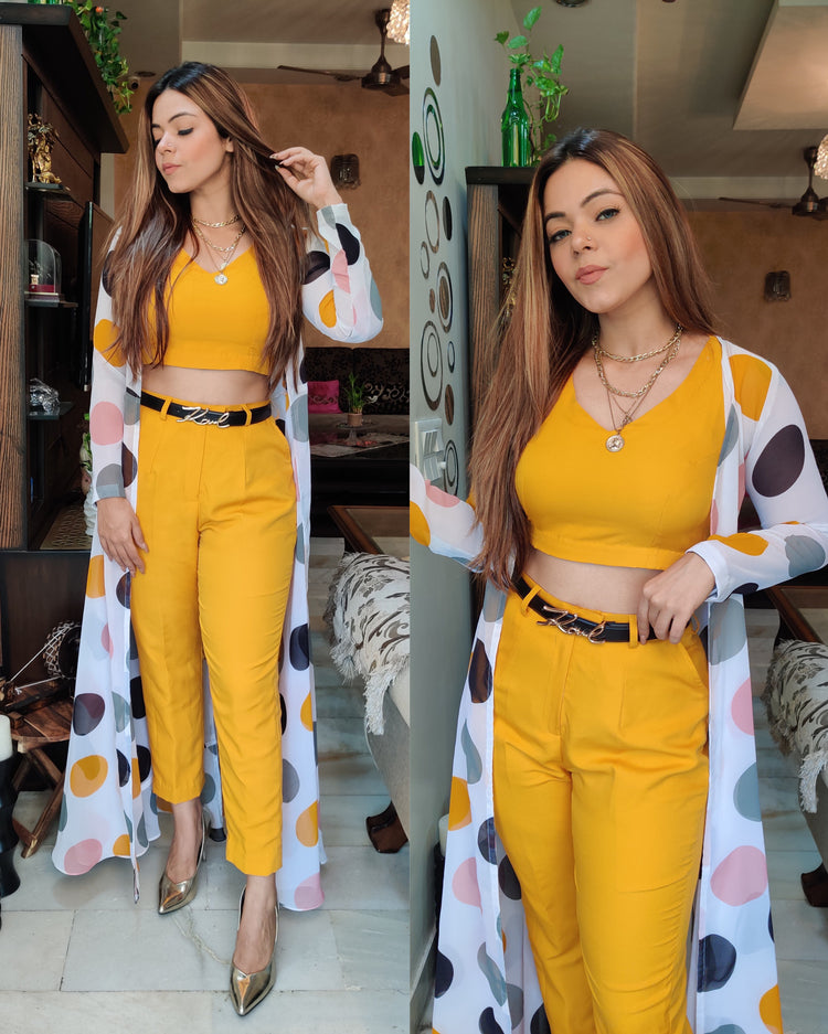 Three peice jacket set