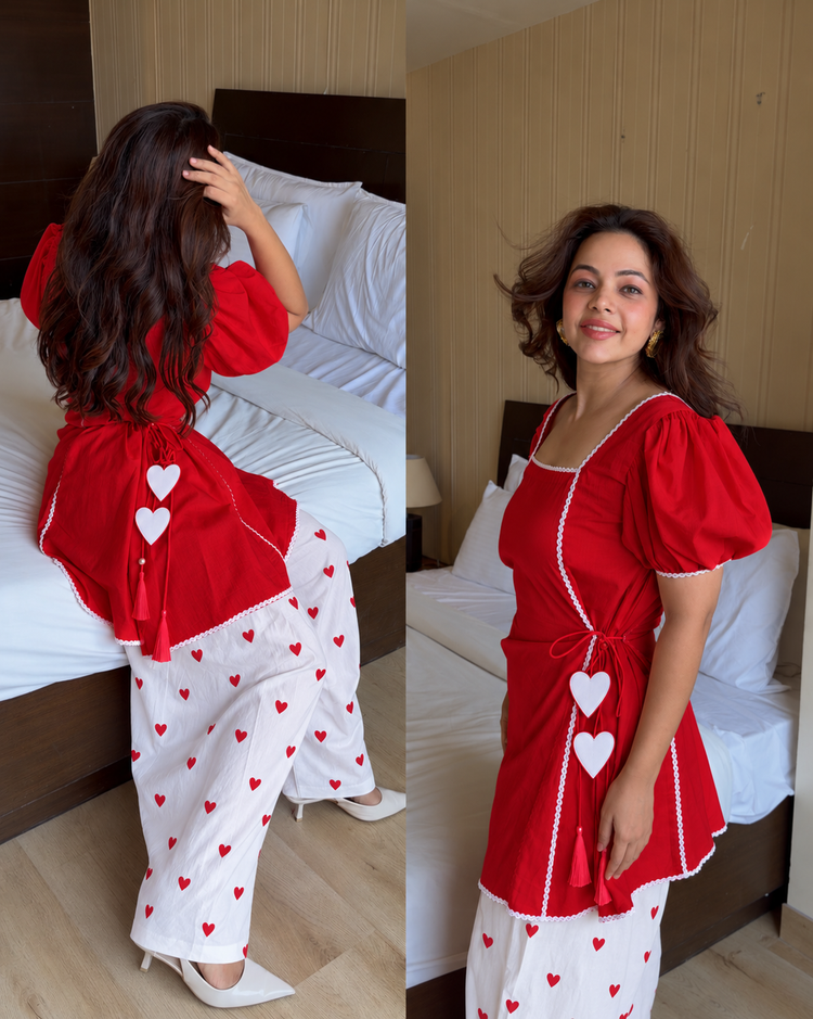 Red heart cotton latkan farsi set