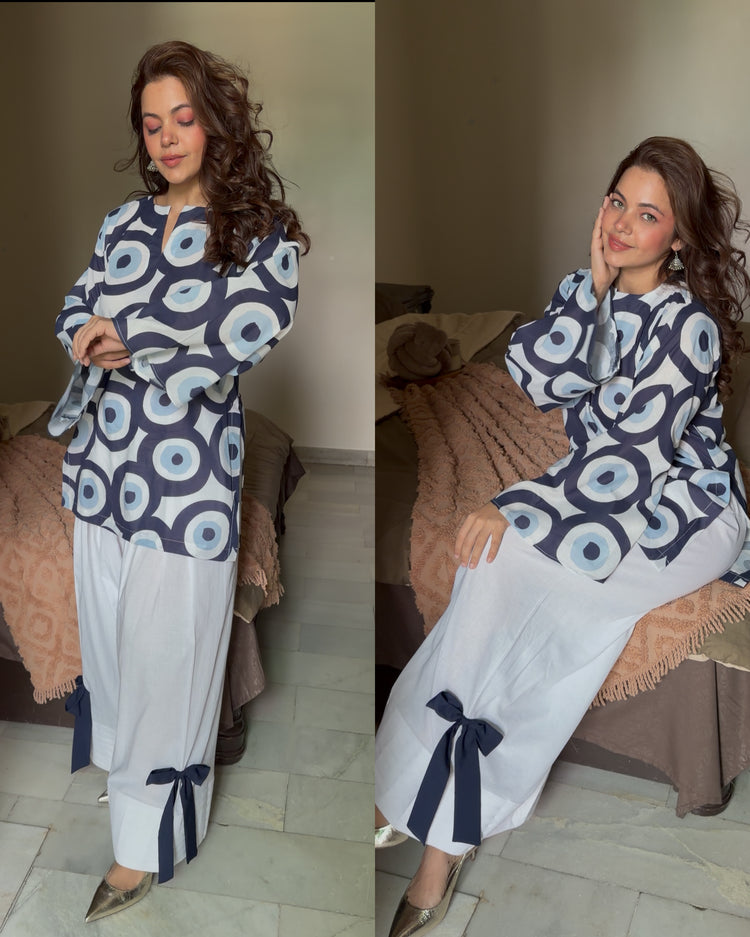 Evil eye farsi bow set