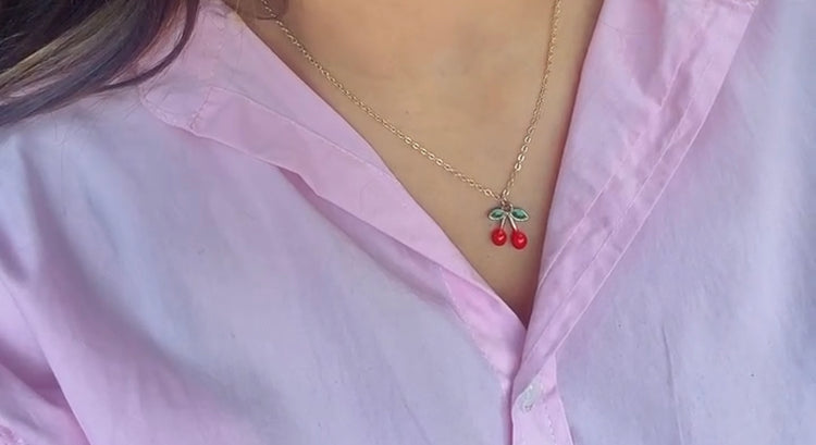 Cherry necklace