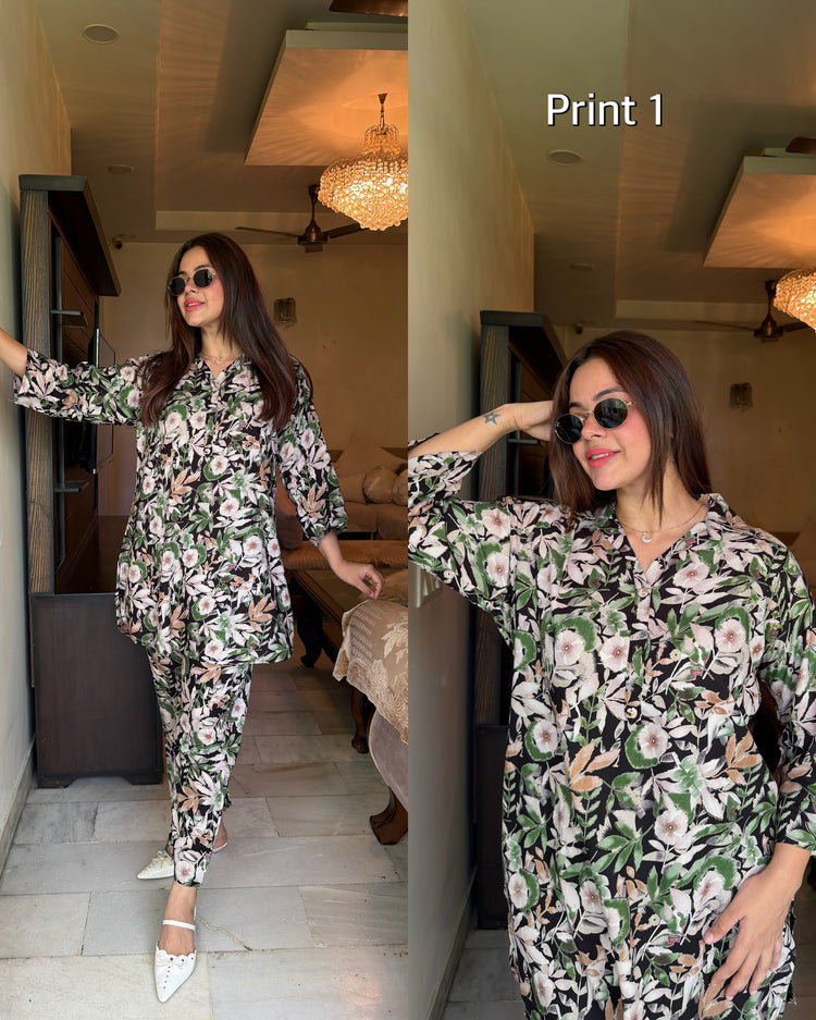 Pure rayon cotton printed sets