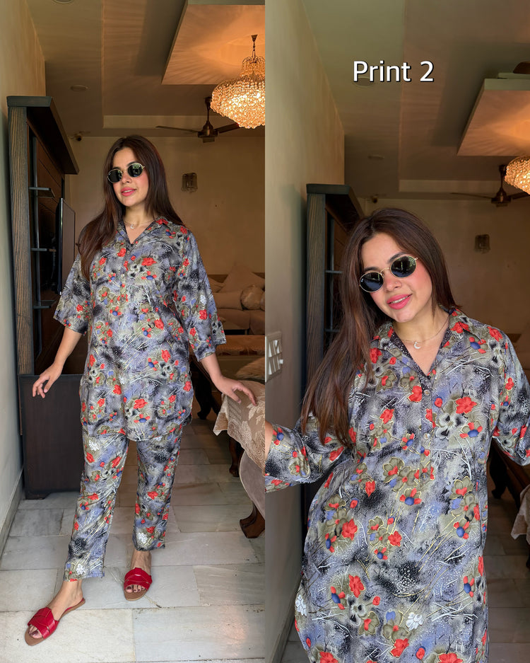 Pure rayon cotton printed sets