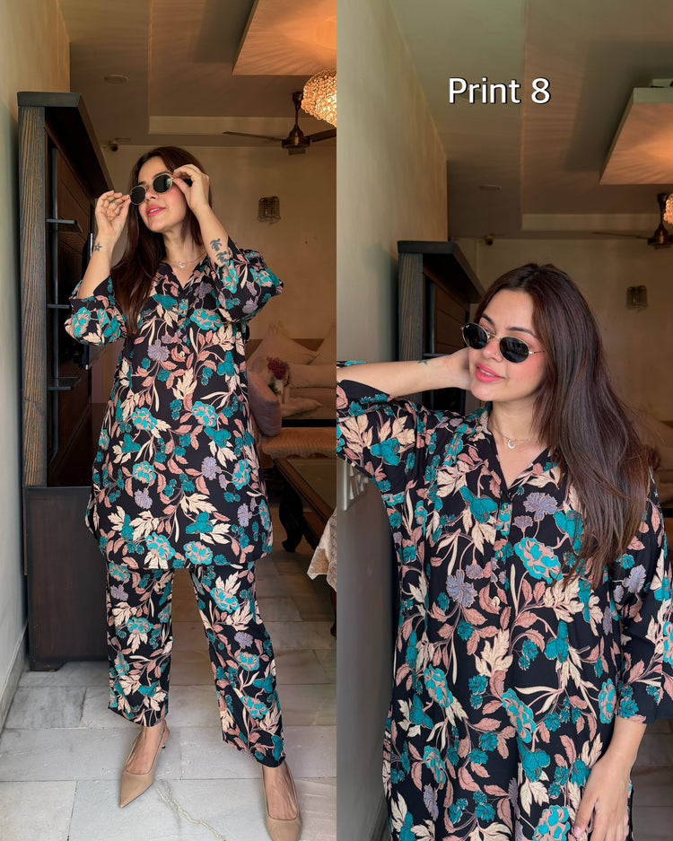 Pure rayon cotton printed sets