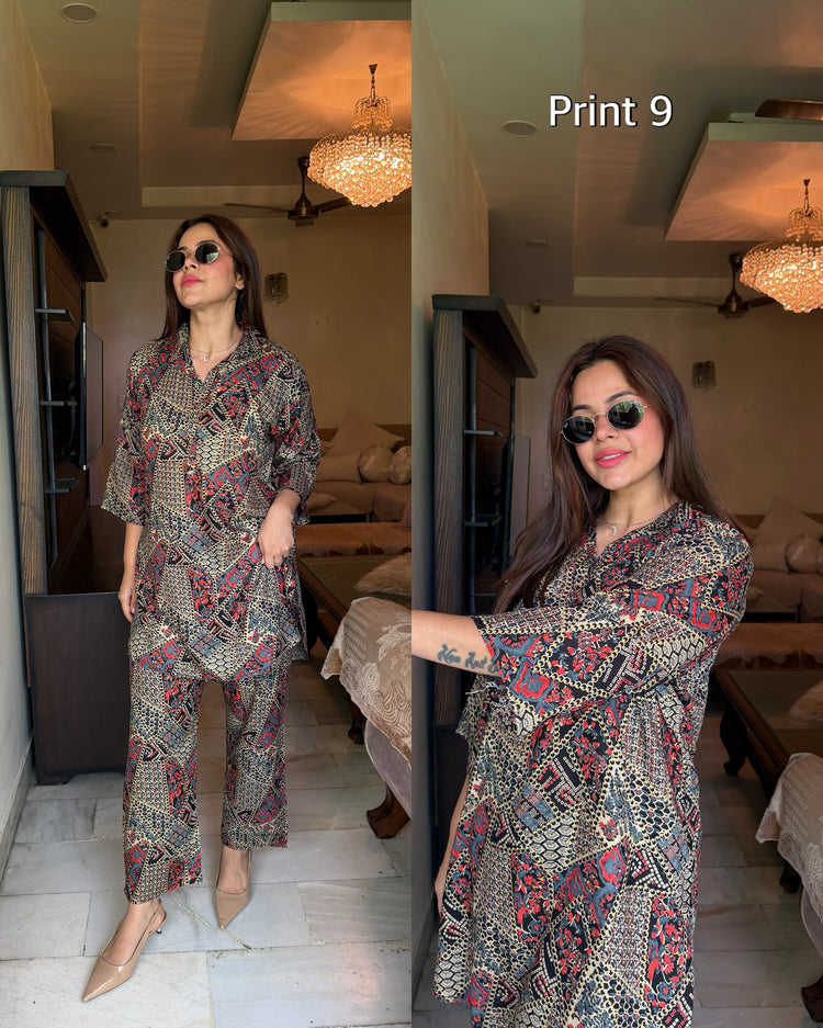 Pure rayon cotton printed sets