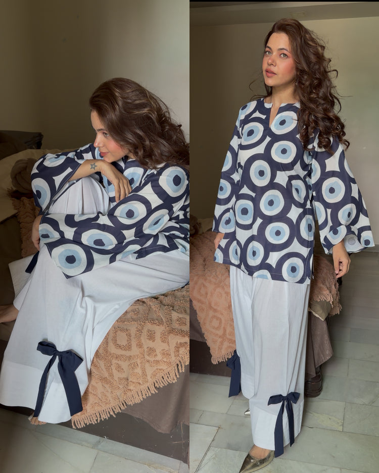 Evil eye farsi bow set