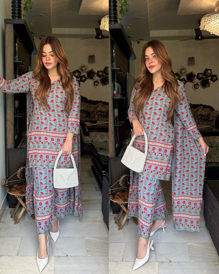 Pure georgette suit