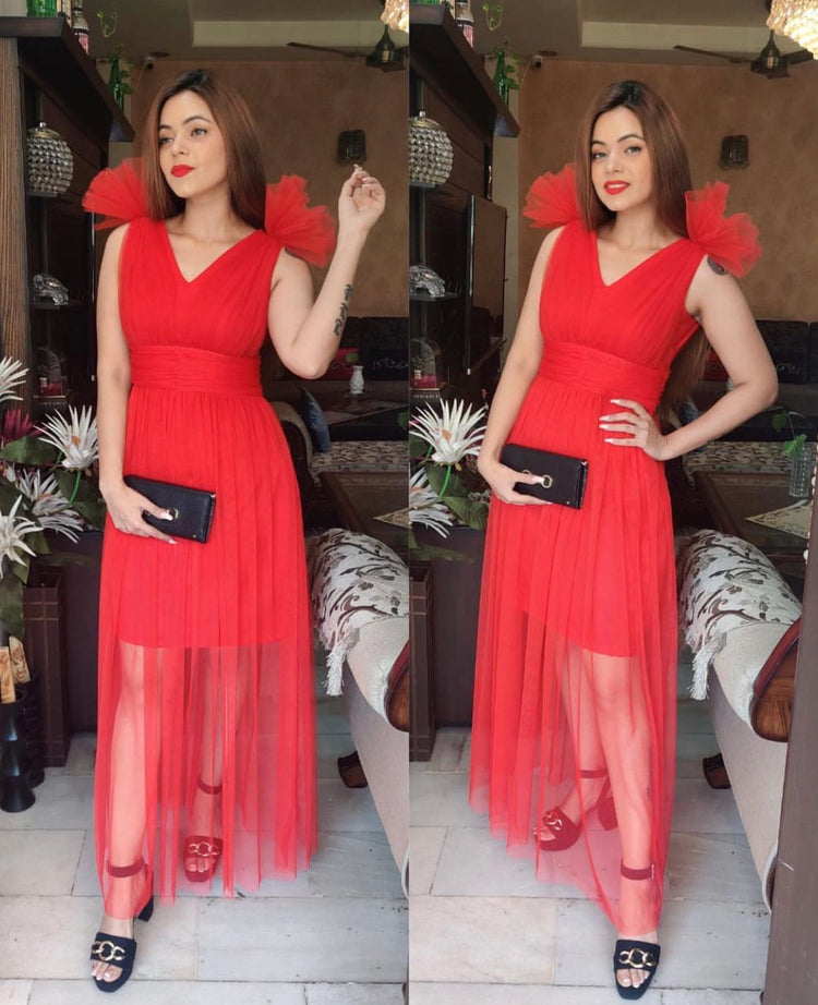 Red fairy dress