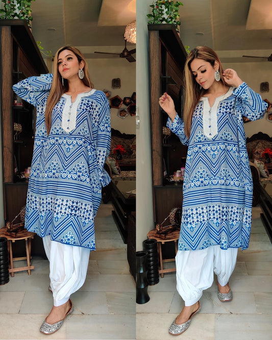 Pheran printed set